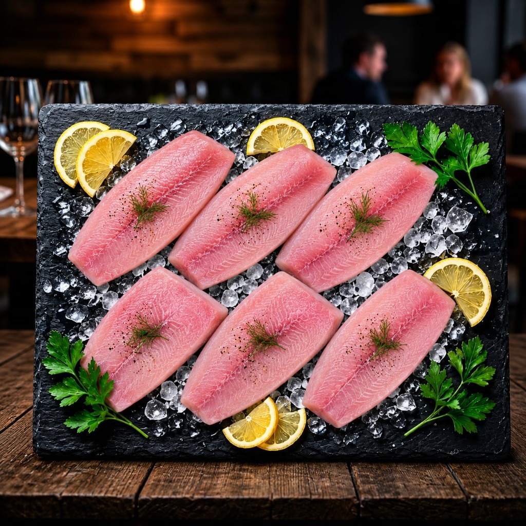 Premium Basa Fish export display